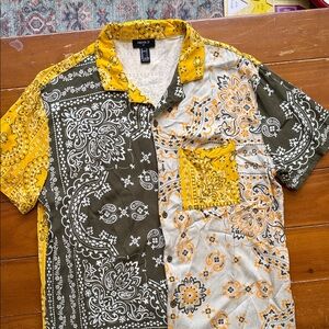 Men's Multicolor Paisley Shirt